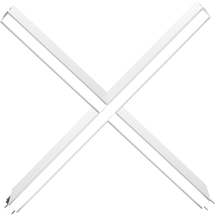 RAB Lighting BOAE X Connector Module, White, BOAE-X