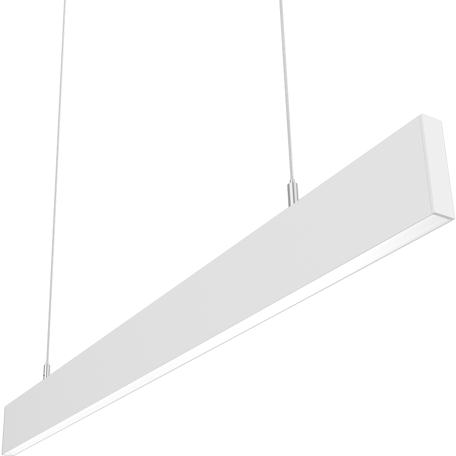 RAB Lighting BOAE 3' Uplight/Downlight Pendant, 30W, CCT Selectable, White, BOAE3PUW