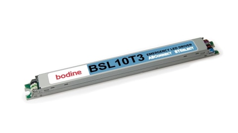 Bodine 10W Class 2 Linear Strip LED Emergency Driver with Self-Test, BSL10T3UAK55PKI2