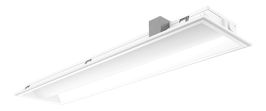 RAB Lighting C-SWISH 1×4 LED Panel, 30/25/20W, CCT Selectable, LightCloud, Battery Backup, White, C-SWISH1X4/LC/E