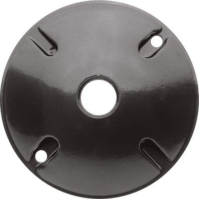 RAB Lighting 1 Hole Die Cast 4" Round Cover, Bronze, C100A