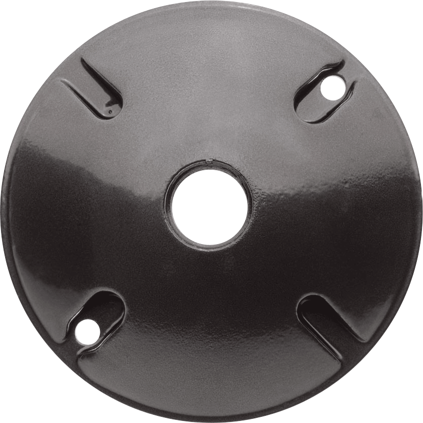 RAB Lighting 1 Hole Die Cast 4" Round Cover, Bronze, C100A