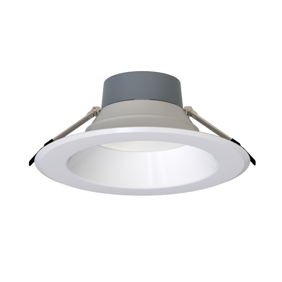 RAB Lighting LC Blue Commercial Downlight, 38W, CRI90, CCT Selectable, 120-277V, 10 In., White, C1038/LCB