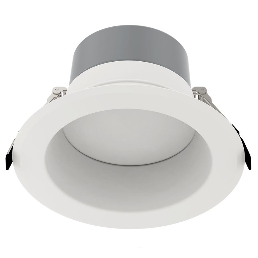 RAB Lighting LC Blue Commercial Downlight, 6 In., 23W, CRI90, CCT Selectable, 120-277V, White, C623/LCB