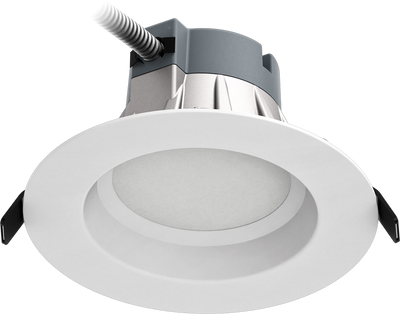 RAB Lighting 6" 12 Watt LED Performance Downlight, 0-10V Dimming, 3000K, 934 Lumens, 120-277V, C6R12930UNVW
