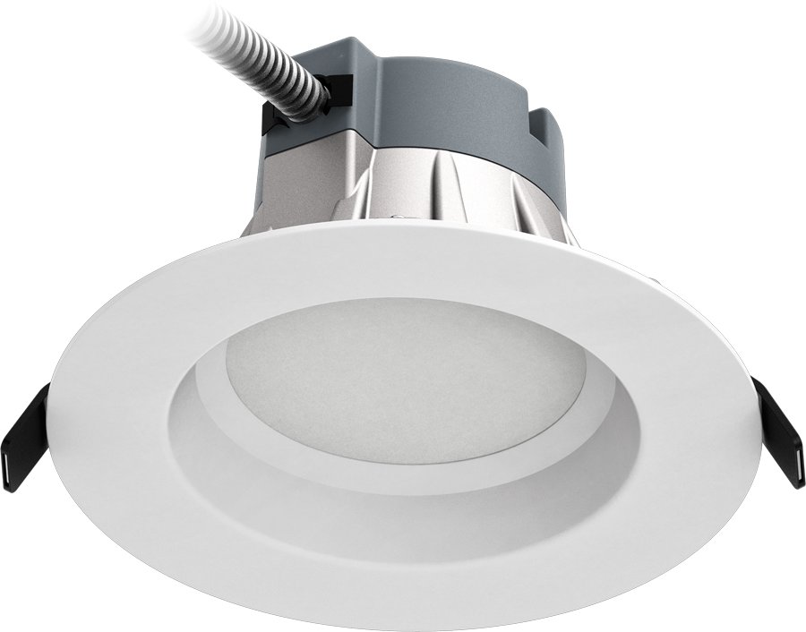 RAB Lighting 6" 12 Watt LED Performance Downlight, 0-10V Dimming, 3000K, 934 Lumens, 120-277V, C6R12930UNVW