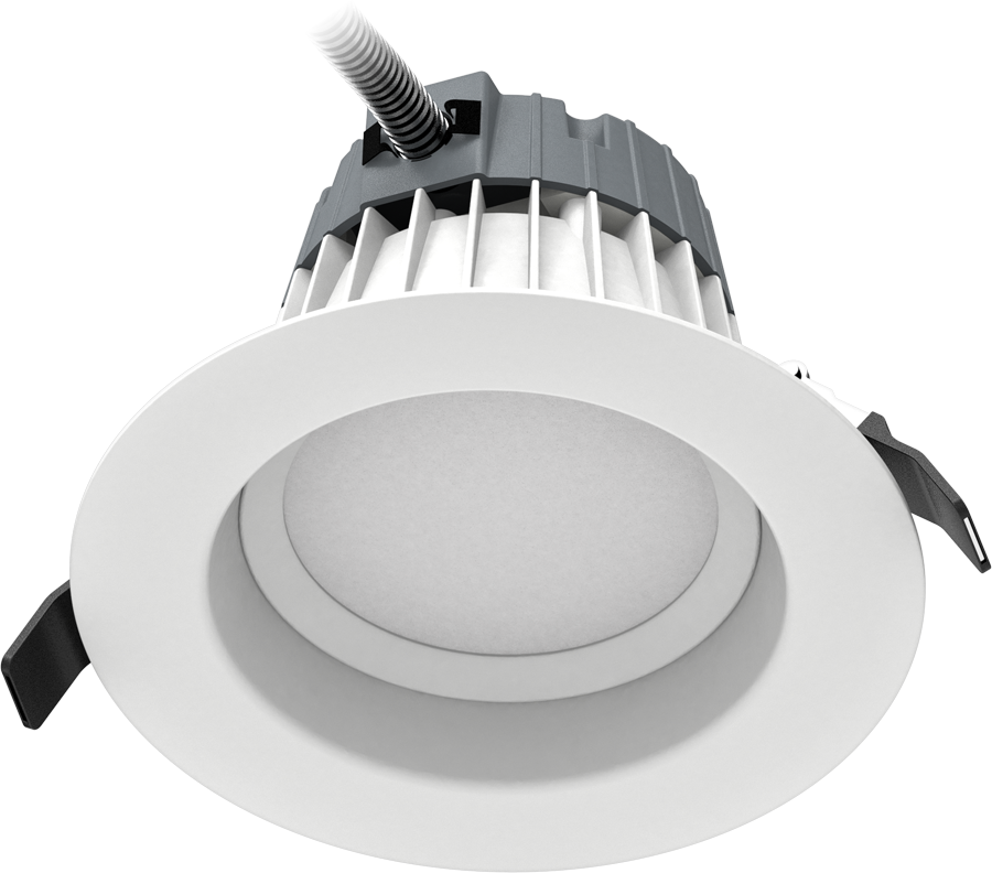 RAB Lighting 18W 6-Inch Commercial LED Downlight, 3500K, 90 CRI, IC Rated, C6R18935UNVW