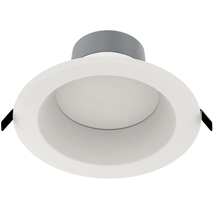 RAB Lighting LC Blue Commercial Downlight, 8 In., 30W, CRI90, CCT Selectable, 120-277V, White, C830/LCB