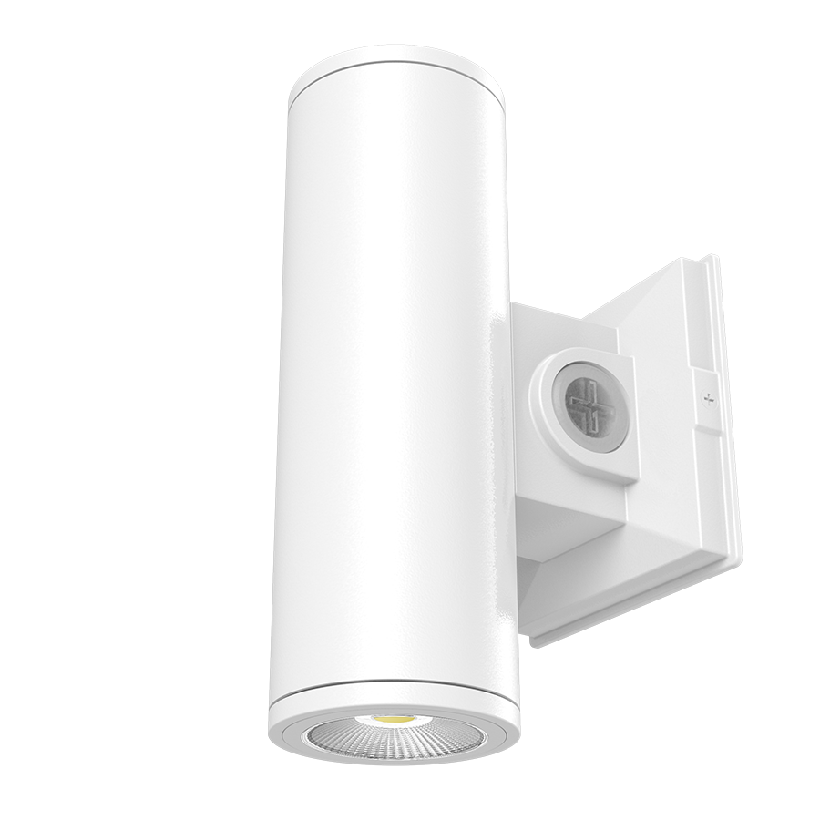 RAB Lighting CD34 Cylinder, 10W, RGB, CRI90, 3 In., Wall, White, CD34-3WW/RGB