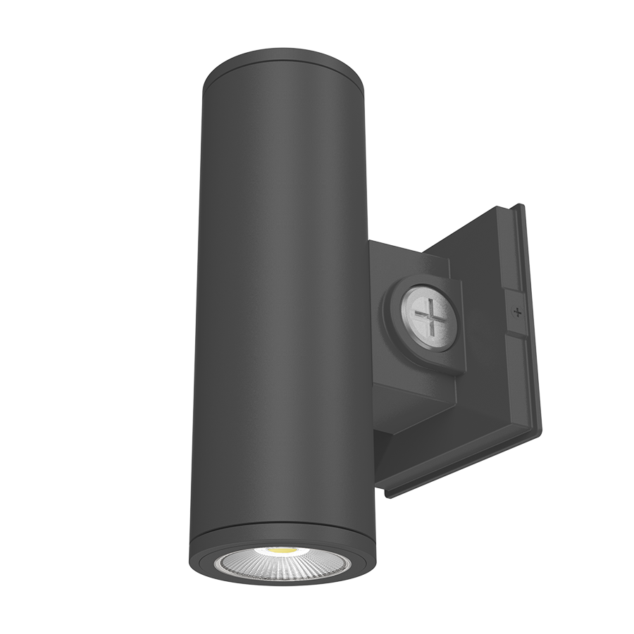 RAB Lighting CD34 Cylinder, 10/8/6W, CCT Selectable, CRI90, 3 In., Wall, Bronze, CD34-3WZ
