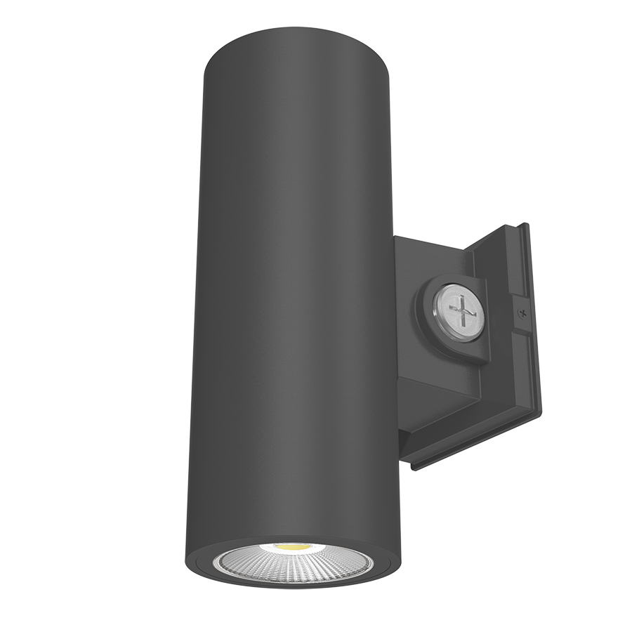 RAB Lighting CD34 Cylinder Light, 20W, RGB 2200K-6500K, CRI90, Wall Mount, Bronze, CD34-4WZ/RGB