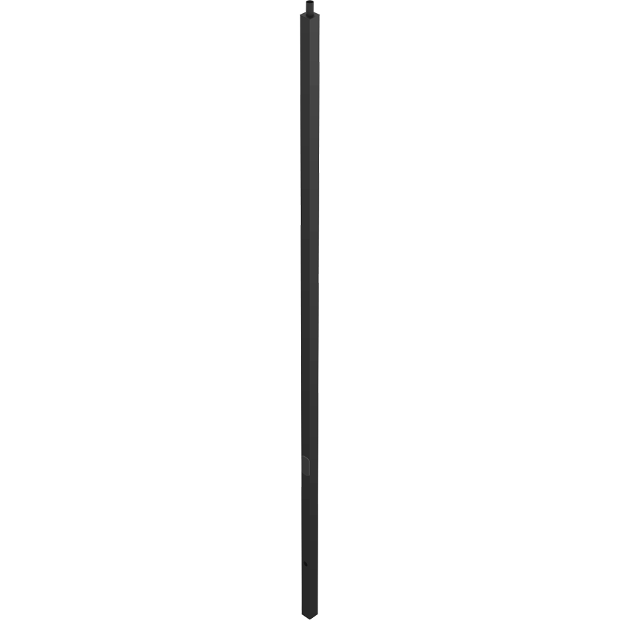 RAB Lighting Fiberglass Direct Bury Square Pole, 4 Ft. Cross Arm, 15 Ft., Welded Tenon, CDS4-15WT