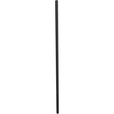 RAB Lighting Fiberglass Direct Bury Square Pole, 4 Ft. Cross Arm, 20 Ft., Drilled, CDS4-20D