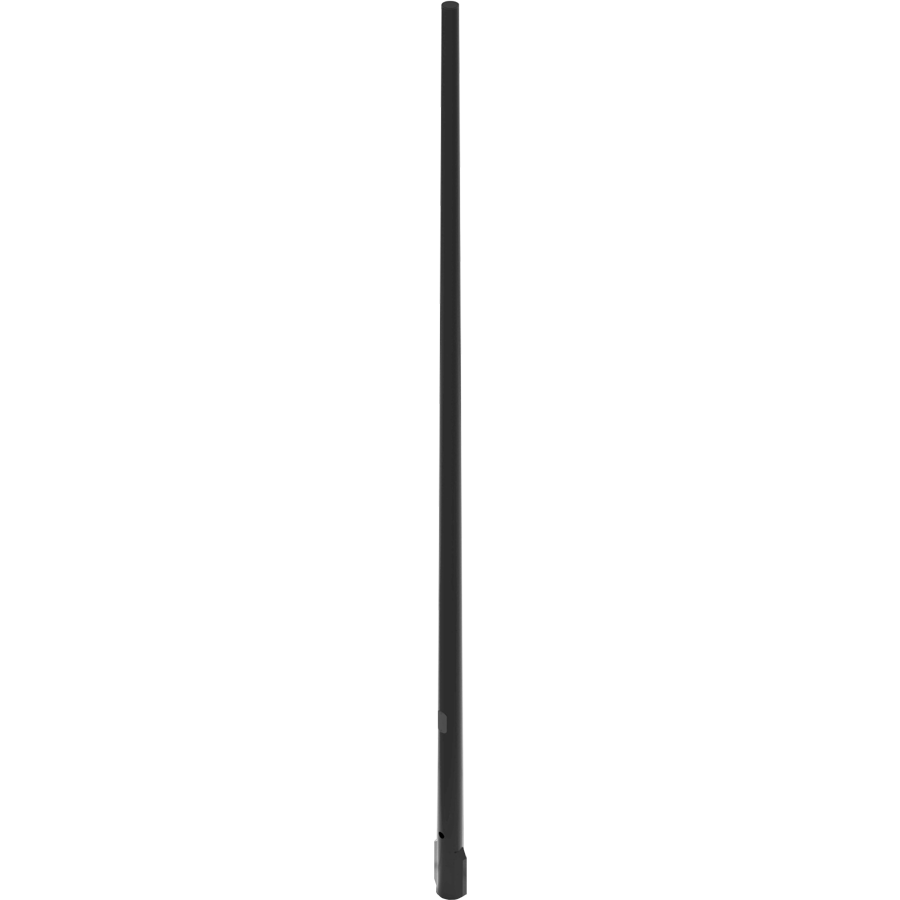 RAB Lighting Fiberglass Direct Bury Tapered Round Pole, 4 Ft. Base, 20 Ft., Drilled, Bronze, CDTR4-20D