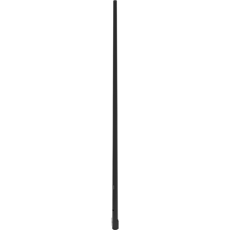 RAB Lighting Fiberglass Direct Bury Tapered Round Pole, 5 Ft. Base, 25 Ft., Drilled, Bronze, CDTR5-25D