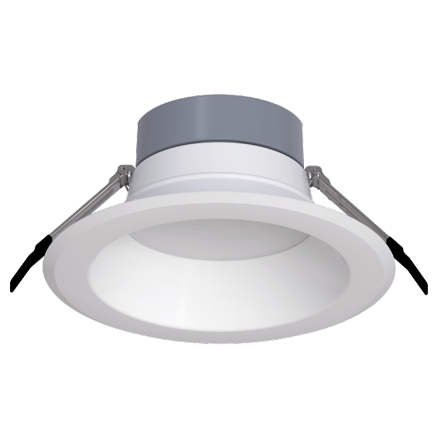 RAB Lighting CR8 Recessed Downlight, 30/24/16W, CCT Selectable, CRI90, 0-10V, White, CR8