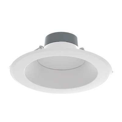 RAB Lighting Field-Adjustable LED Commercial Downlight, 10in, 32 | 37 | 43W, 4,000 Lumens, CCT Selectable, 120-277V, CRLEDFA-10R-43S-9CCT-UNV-WS