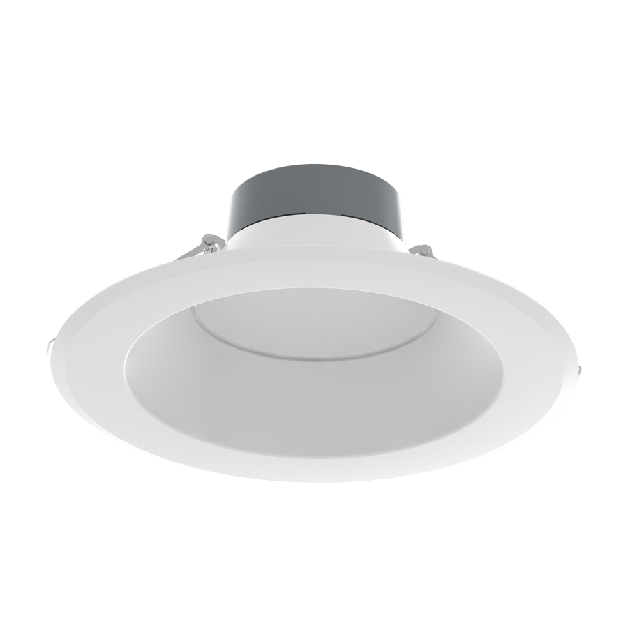 RAB Lighting Field-Adjustable LED Commercial Downlight, 10in, 32 | 37 | 43W, 4,000 Lumens, CCT Selectable, 120-277V, CRLEDFA-10R-43S-9CCT-UNV-WS