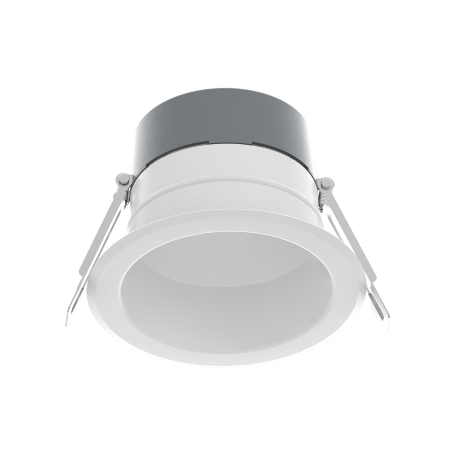 RAB Lighting Field-Adjustable LED Commercial Downlight, 4in, 7 | 9 | 12W, 1,000 Lumens, CCT Selectable, 120-277V, CRLEDFA-4R-12S-9CCT-UNV-WS