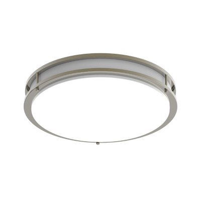 RAB Lighting 32 Watt 18" Round CURV LED Surface Mount Light, CCT Selectable, 2,200 Lumens, 120V, CRVFAD-18R-32-9CCT-120-BN