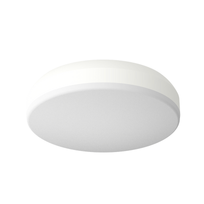 RAB Lighting 16 Watt 11" Round CURV LED Surface Mount Light, CCT Selectable, 1,150 Lumens, 120-277V, 120V Dimmable, CRVFAS-11R-16-9CCT-UNVT-W