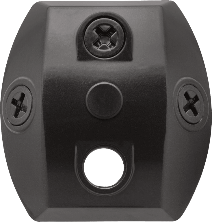 RAB Lighting Universal Weatherproof Mounting Plate, Black, CU4B