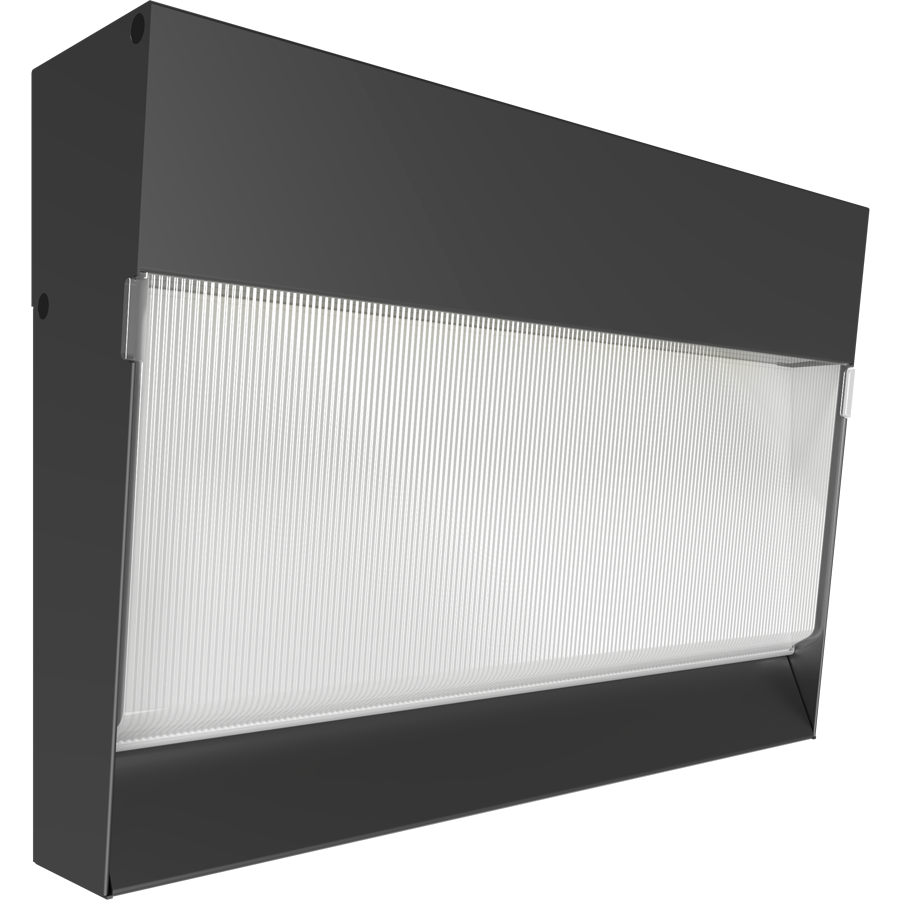 RAB Lighting 40/60/75W LED Wall Pack, CCT Selectable, DLC Listed, Bronze, W17-55L