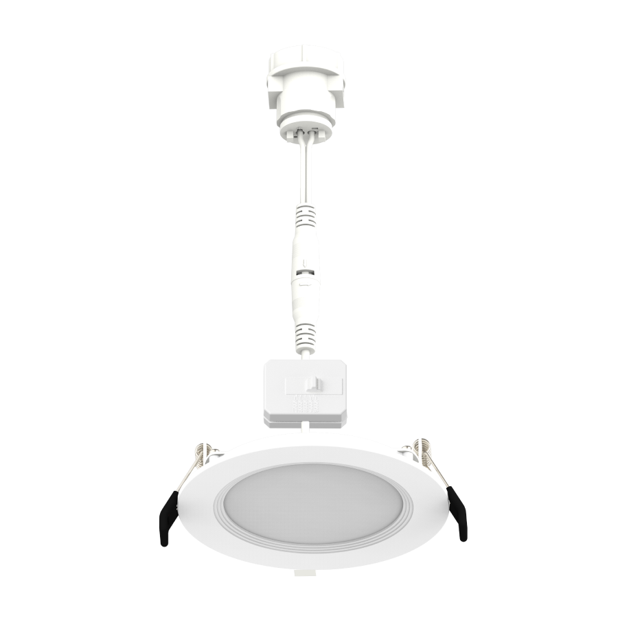 RAB Lighting DAISY 4 In. Wafer Downlight, 8.5W, CRI90, CCT Selectable, Baffle, White, DAISY4B