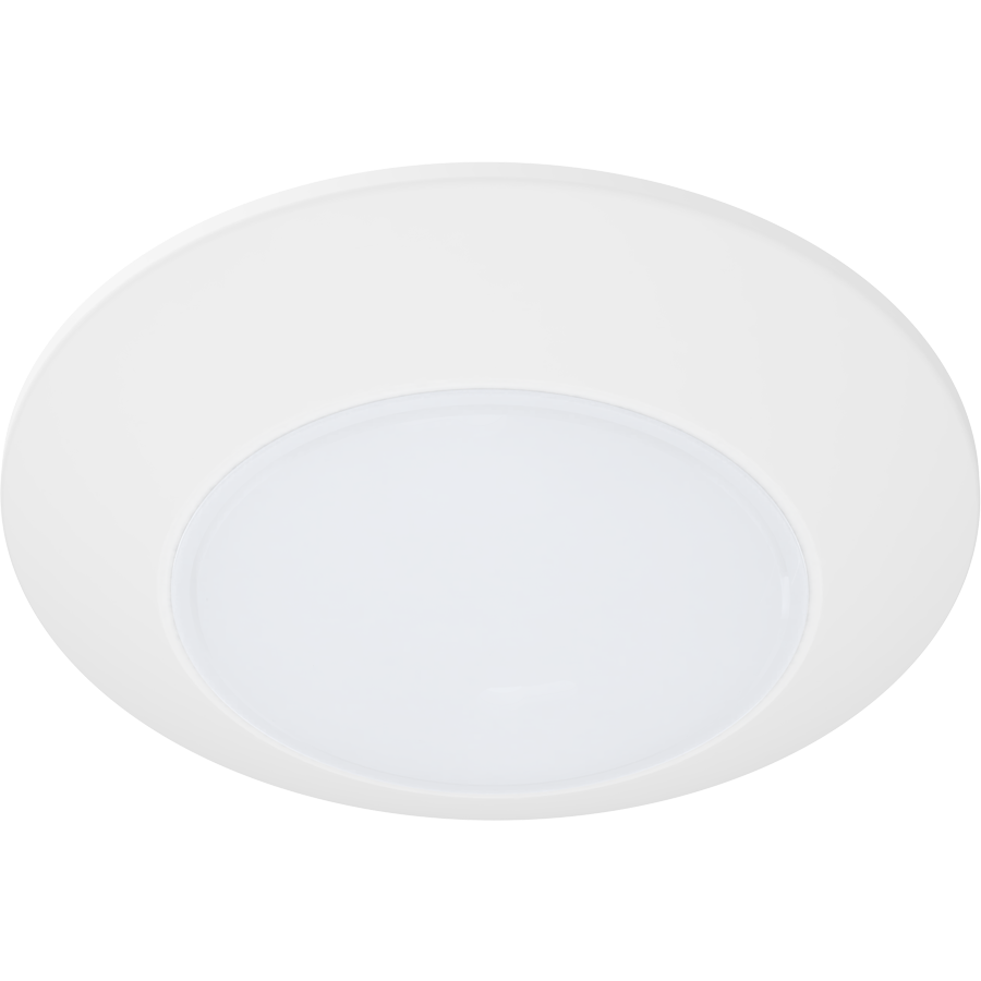 RAB Lighting DISK17 4 In. Round Disk Light, 7W, CRI90, CCT Selectable, TRIAC Dimming, White, DISK17-4