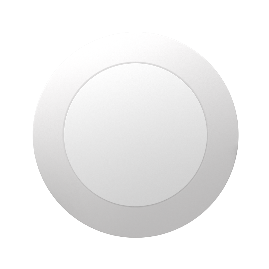 RAB Lighting DISK34 4" Round LED Surface Mount, CCT Selectable, 120V, White, DISK34-4
