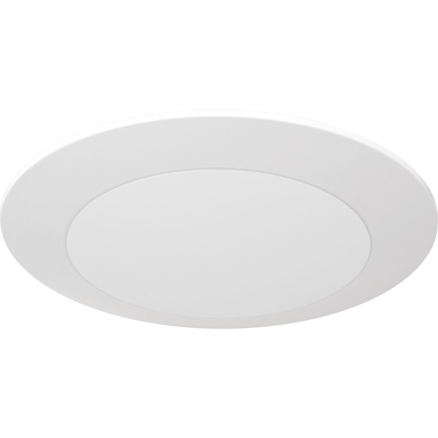 RAB Lighting DISK34 8 In. Round Disk Light, 18W, CRI90, 5000K, TRIAC Dimming, White, DISK34-8