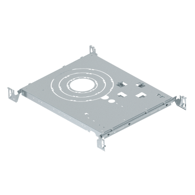 RAB Lighting Mounting Plate For 3" / 4" / 6" / 8" Premium Performance Deep Regressed Downlights, DLPLATE-C3468R-NB
