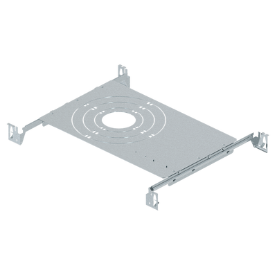 RAB Lighting Mounting Plate for 3” / 4” / 6” & 8” Downlights w/ Nailer Bar
, DLPLATE-WFR3468-NB