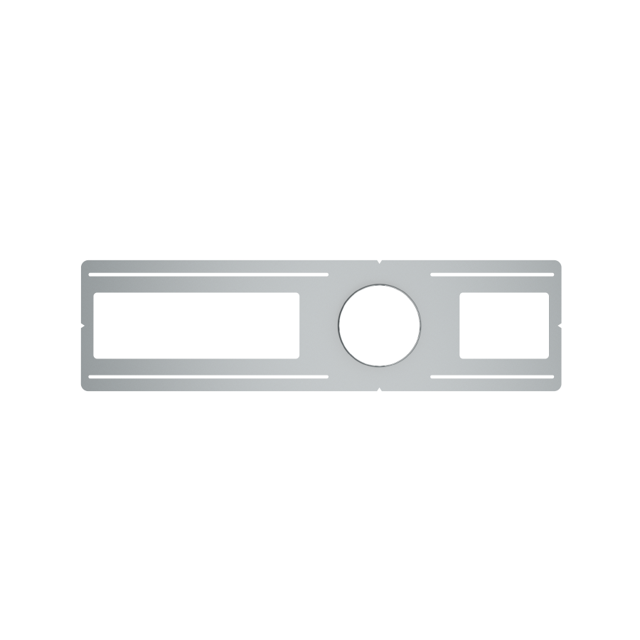 RAB Lighting Mounting Plate for Wafer 4", Gray/Silver, DLPLATE/WFR4