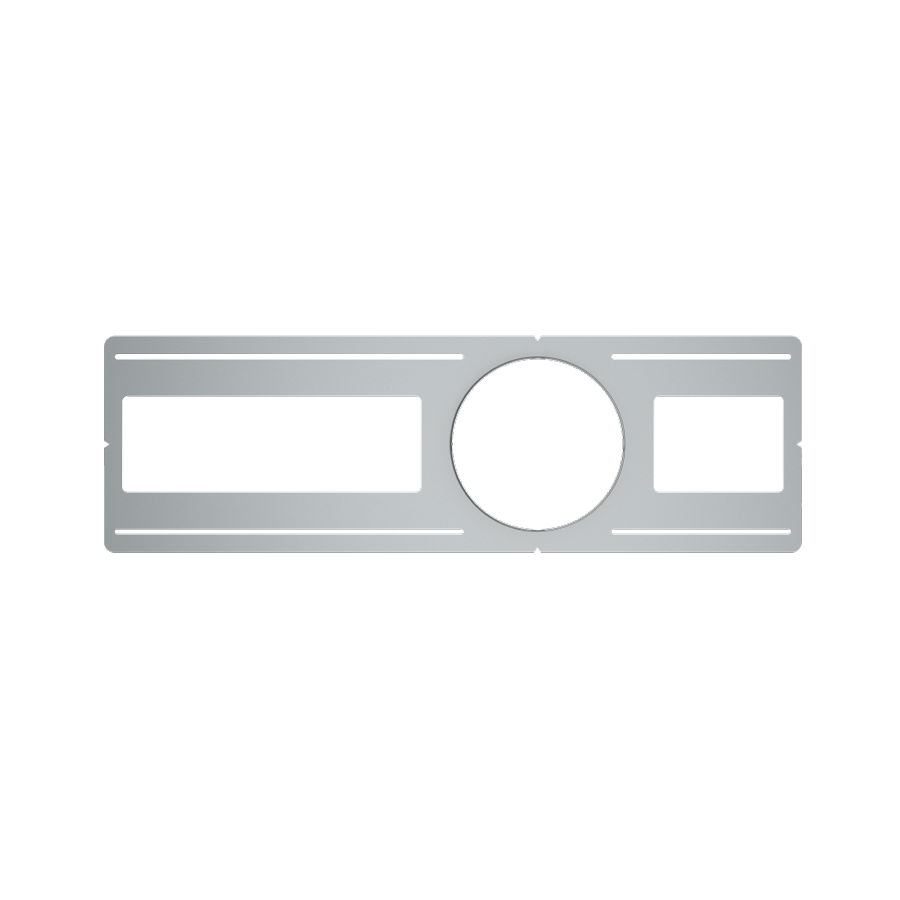 RAB Lighting Mounting Plate for Wafer 6", Gray/Silver, DLPLATE/WFR6
