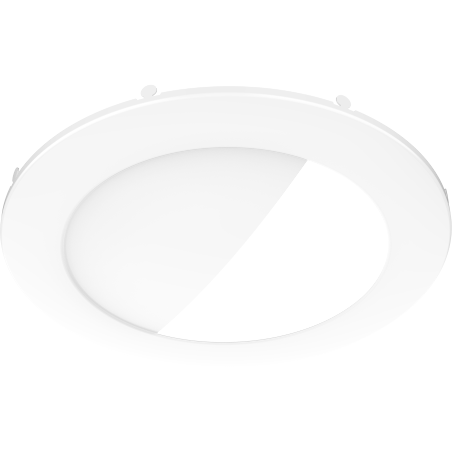 RAB Lighting Color Trim for CR6 White Round Wall Wash, White, DLTRIM-6RW-WW