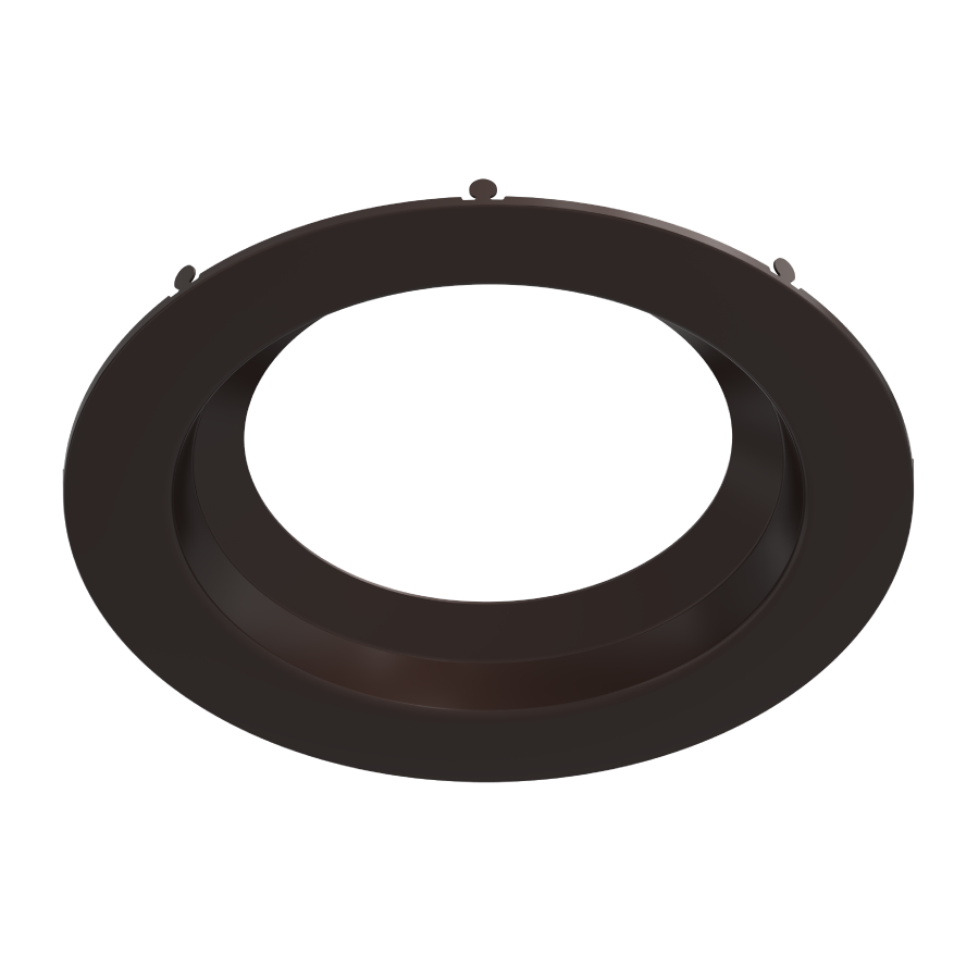 RAB Lighting Commercial Downlight Trim, 8 In., 33W, Round, Deep Bronze, DLTRIM/C8R33S-BRZ