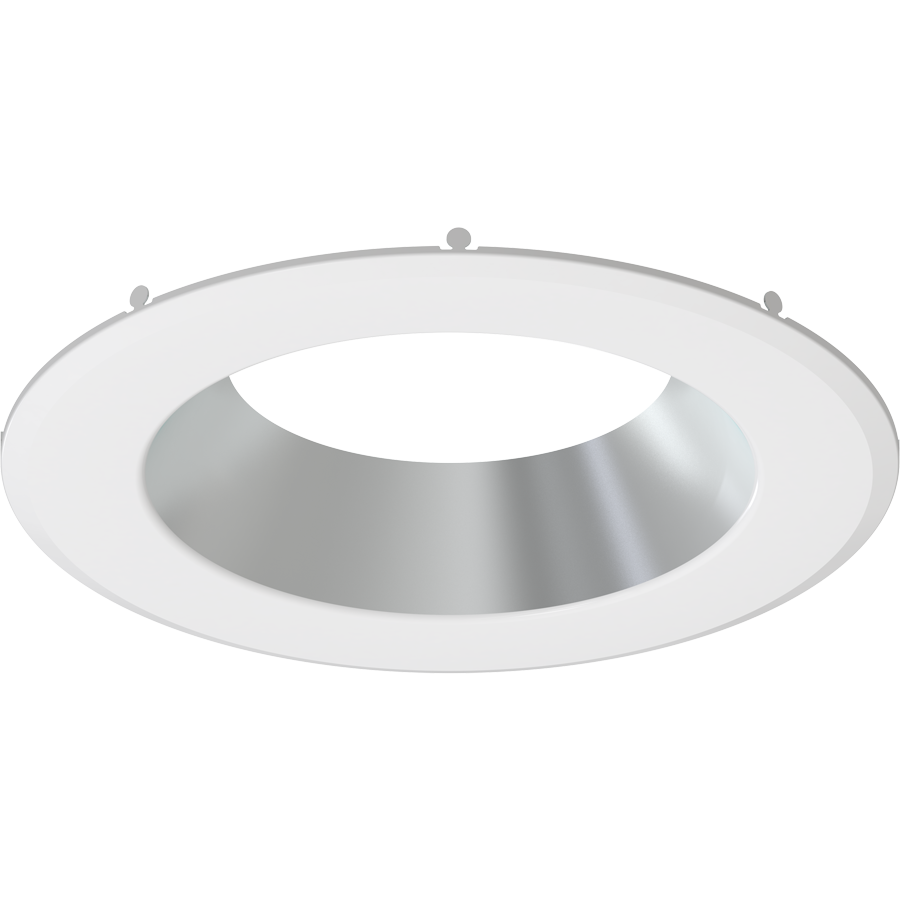 RAB Lighting Color Trim for CRLEDFA, 10 In., Round, Haze/White, DLTRIM/CRLEDFA10R-HW