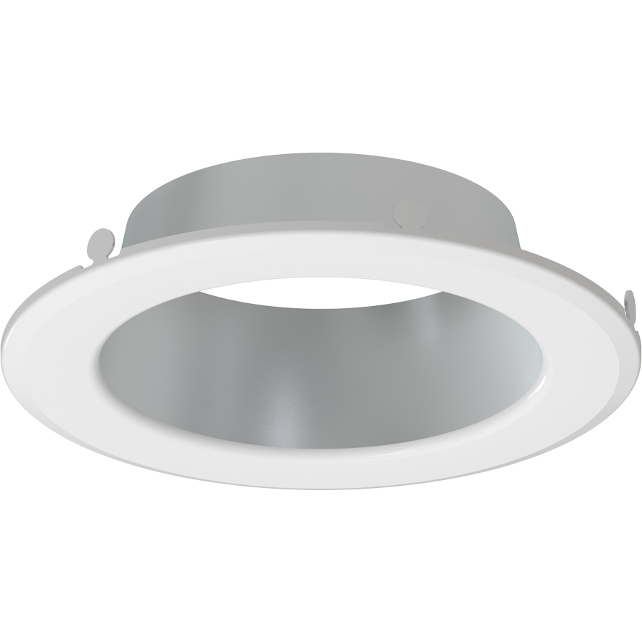 RAB Lighting CRLEDFA Color Trim, 4 In., Haze / White, DLTRIM/CRLEDFA4R-HW