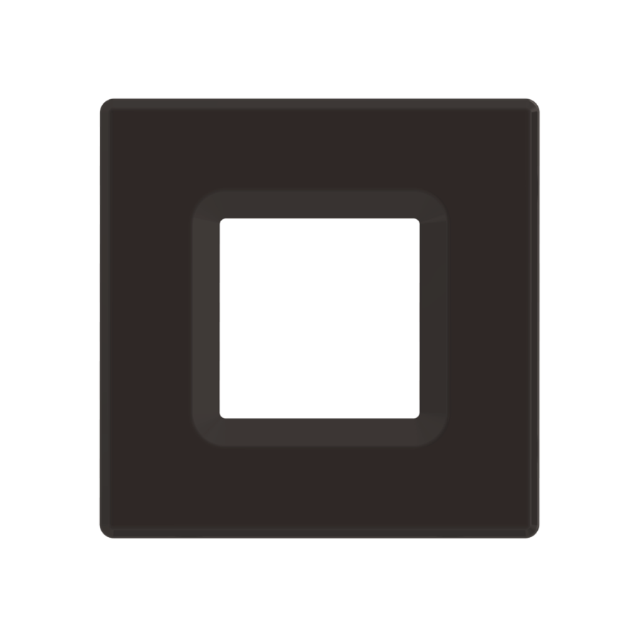 RAB Lighting WAFER 4 In. Square Trim, Smooth, Bronze, DLTRIM/WFRL4S-BRS