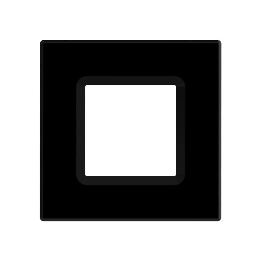 RAB Lighting WAFER 6 In. Square Trim, Baffle, Black, DLTRIM/WFRL6S-BB