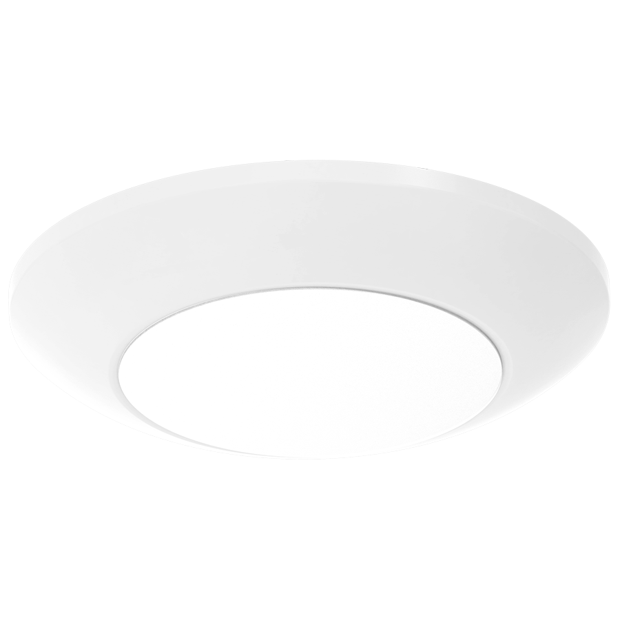 RAB Lighting DSK34 4" Round Economy LED Surface Mount, Lightcloud Blue, SmartShift, 10W, CCT Selectable, 700 Lumens, 120-277V, White, DSK34-4-LCB