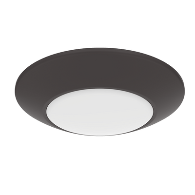 RAB Lighting 12 Watt 4" Round Economy LED Surface Mount, Bronze, 3000K, 750 Lumens, 120V, DSK34-4R12930120BRS