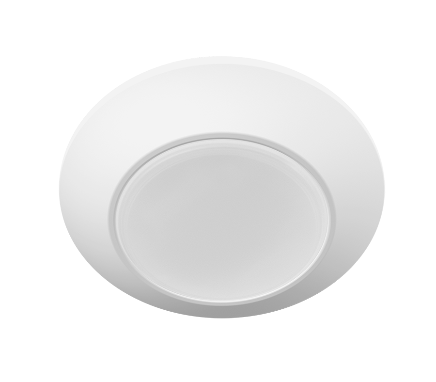 RAB Lighting 12 Watt 4" Round Economy LED Surface Mount, 3000K, 836 Lumens, 120V, DSK34-4R12930120WS
