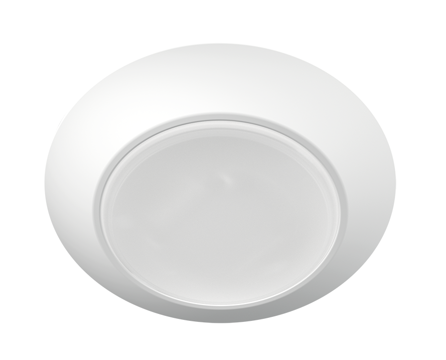 RAB Lighting 16 Watt 6" Round Economy LED Surface Mount, 3000K, 1,070 Lumens, 120V, DSK34-6R16930120WS