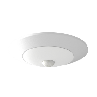 RAB Lighting 10 Watt 4" LED Surface Mount, PIR Occupancy Sensor, CCT Selectable, 600 Lumens, 120V, DSKFA-4R109CCT120WS-PIR