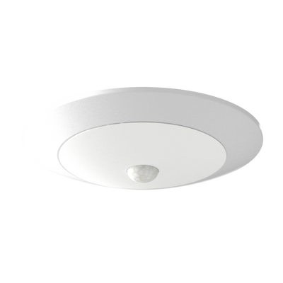 RAB Lighting 15 Watt 6" LED Surface Mount, PIR Occupancy Sensor, CCT Selectable, 900 Lumens, 120V, DSKFA-6R159CCT120WS-PIR