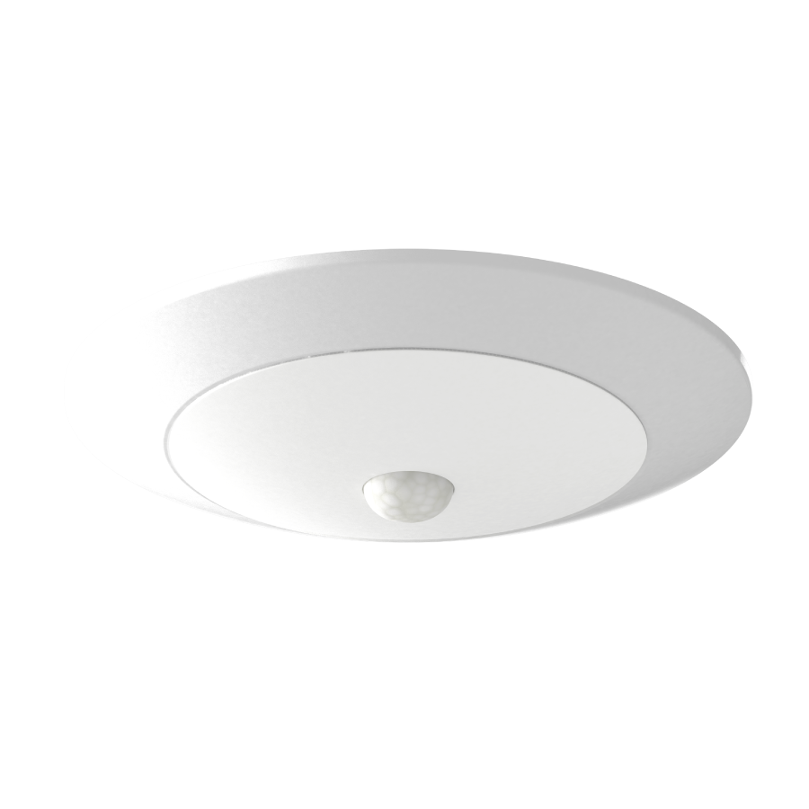 RAB Lighting 15 Watt 6" LED Surface Mount, PIR Occupancy Sensor, CCT Selectable, 900 Lumens, 120V, DSKFA-6R159CCT120WS-PIR