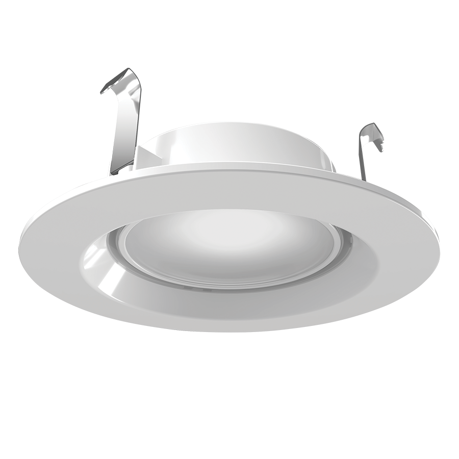 RAB Lighting ECLPS4 Retrofit Downlight, 4 In., 7.5W, CCT Selectable, 120V, TRIAC, Smooth White, ECLPS4
