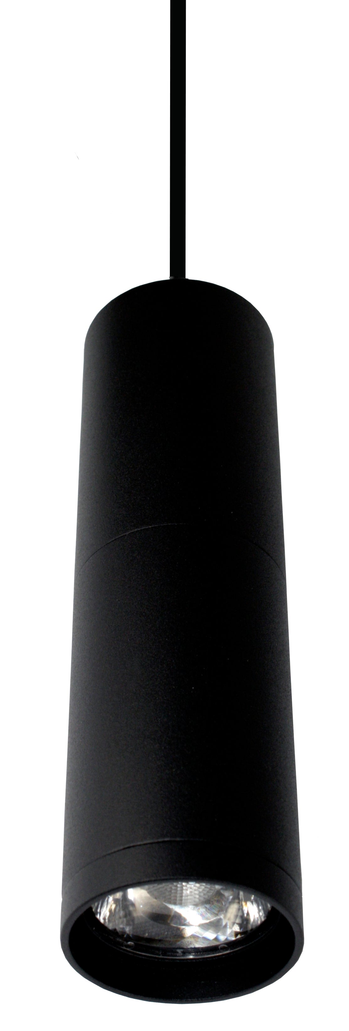 Elco Lighting Bait LED Pendant, 10W, CCT Selectable, TRIAC Dimmable, Black, EDL80CT3B